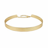 10MM Metal Torques Choker Necklaces Cuff Collar Vintage Minimalism Gift