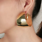 Exaggerated Chunky Big Hoop Earrings for Women