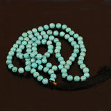 Bohemian 108 Stone Beads Tassel Necklace