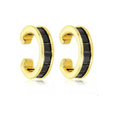 Colorful Zircon EarCuff Earrings Women's Party Wedding Jewelry
