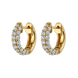 CZ Huggie Earrings for Women Zircon Hoop Earrings