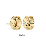 CZ Huggie Earrings for Women Zircon Hoop Earrings