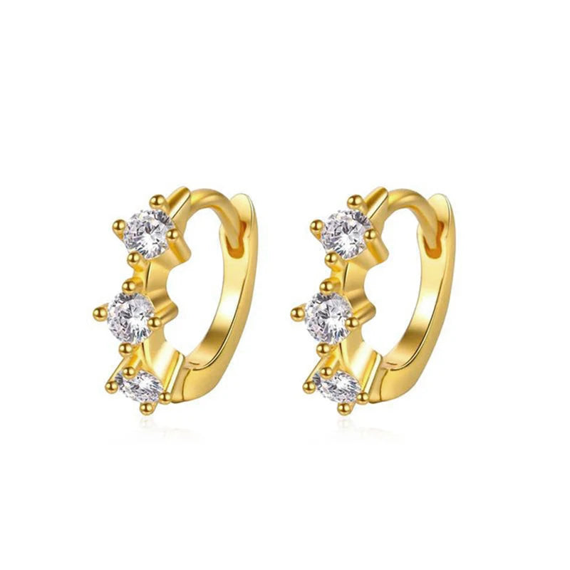 CZ Zircon Hoop Earrings for Women