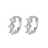 CZ Zircon Hoop Earrings for Women