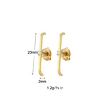CZ Stud Earrings Set For Women Zircon Cartilage Hoop Drop Earrings