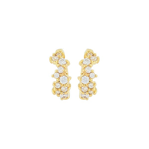 CZ Stud Earrings Set For Women Zircon Cartilage Hoop Drop Earrings