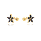 Zircon Ear Stud Earrings For Women Tragus Cartilage Piercing Earring