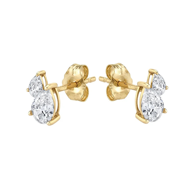 Heart Star Hoop Earrings Snake Ear Cuffs Zircon Drop Stud Earring