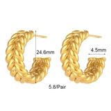Zircon Stud Earrings Hoop Earcuff Piercing Party Jewelry