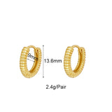 Zircon Stud Earrings Hoop Earcuff Piercing Party Jewelry