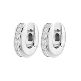 Silver Hoop Earrings Zircon Earring Wedding Party Jewelry Wholesales
