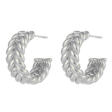 Smooth Big Hoop Earrings Women's Party Wedding Jewelry
