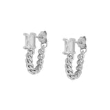 Zircon Chain Drop Earring Women's Wedding Jewelry