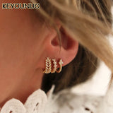 Butterfly CZ Hoop Earrings Wedding Party Jewelry