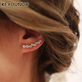 Butterfly CZ Hoop Earrings Wedding Party Jewelry