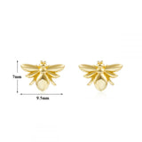 Silver Filled Earcuff Pearl Drop Earrings for Women