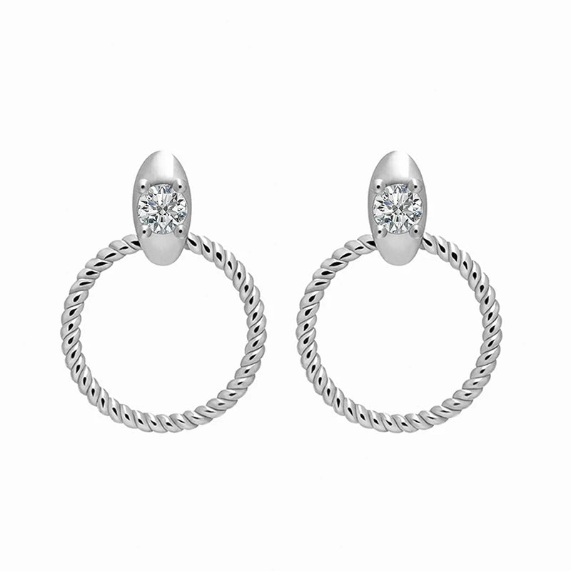 Vintage Zircon Piercing Women's Earring Party Jewelry