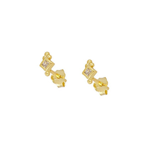 Boho Zircon Ear Cuffs Dangle Hoop Earrings Set