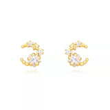 Boho Zircon Ear Cuffs Dangle Hoop Earrings Set