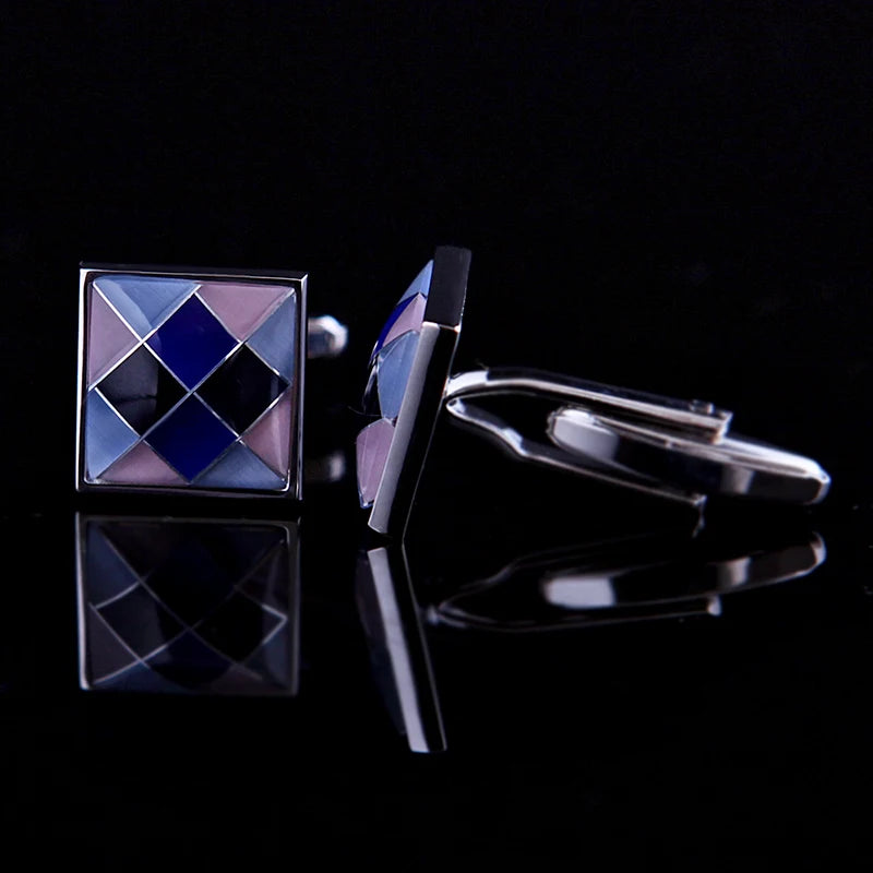 Colorful Cufflink Button High Wedding Groom guests