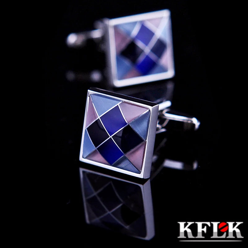 Colorful Cufflink Button High Wedding Groom guests