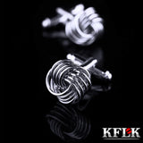 Mens High Twist Gemelos Abotoadura Guests Cufflinks Shirt Jewelry