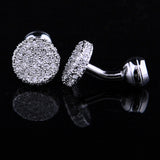 Crystal Cufflinks for Men High Wedding Guests