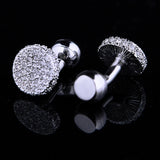 Crystal Cufflinks for Men High Wedding Guests