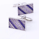 High Purple Wedding Cufflinks for Men