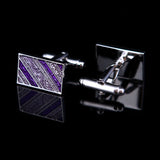 High Purple Wedding Cufflinks for Men