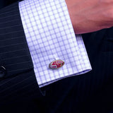 Enamel Cufflinks for Men - High Art Patterns Abotoaduras Jewelry