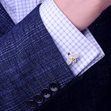 Crystal cuff links High Bee abotoaduras Jewelry
