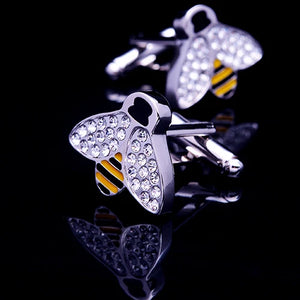 Crystal cuff links High Bee abotoaduras Jewelry