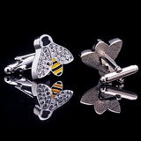 Crystal cuff links High Bee abotoaduras Jewelry