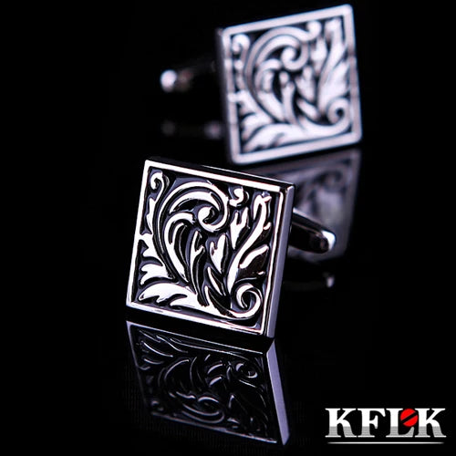 Retro Cufflink for Men's Cuff Buttons High Gemelos Abotoaduras Jewelry