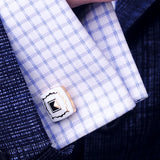 French Cufflink for Men High Gold-color Wedding Groom