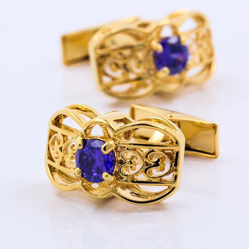 Gold-color Shirt with Jewelry for Men's Wedding Guests