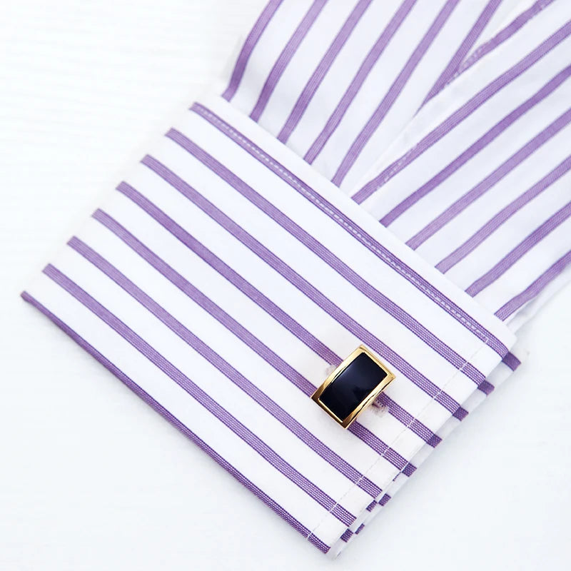 Gold-color Cufflinks for Men's Cuff Buttons