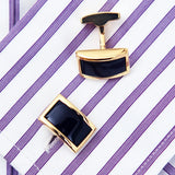 Gold-color Cufflinks for Men's Cuff Buttons