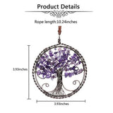 100mm Chakra Stone Tree of Life Hanging Ornament