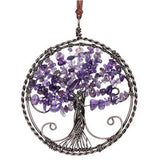 100mm Chakra Stone Tree of Life Hanging Ornament