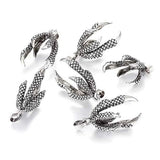 Dragon Claw Metal Inlay Bails Tibetan Style Pendant Holder