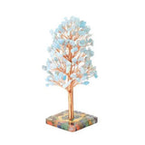 7 Chakra Natural Crystal Tree of Life Money Tree Agate Slices Resin Base