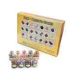 9 Pcs Mini Stone Bottles Chip Crystal Healing Set for Home Decor