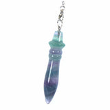 7 Chakra Healing Crystal Quartz Pendulum