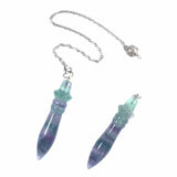 7 Chakra Healing Crystal Quartz Pendulum