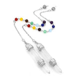 7 Chakra Reiki Healing Quartz Pendant