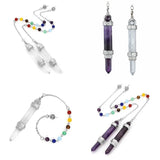 7 Chakra Reiki Healing Quartz Pendant
