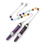 7 Chakra Reiki Healing Quartz Pendant