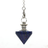 Natural Amethysts Quartz Healing Crystal Pendulum for Dowsing Divination
